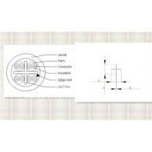 HDPE 4,8 * 0,35 x-Spline für Kabel